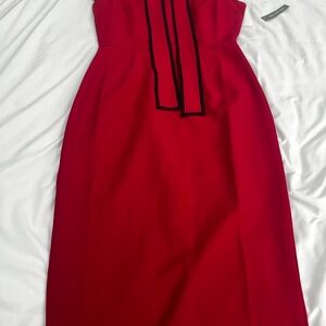 Red Strapless Dress